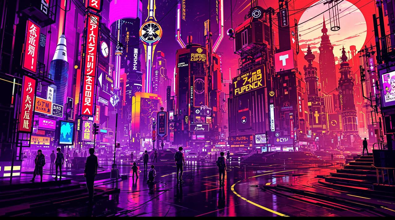 同人创作分享:暗夜行者赛博朋克风格插画合集 同人创作分享:暗夜行者赛博朋克风格插画合集 - 下拉式漫画精选专题